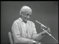 Is it possible ever to be free of self-centred activity? Is there a real self?  | J. Krishnamurti