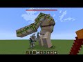 Alpha Mutant Iron Golem Vs. New Mowzie's Mobs in Minecraft Showcase