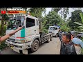 PENUH DRAMA ll Truk Trailer Terjebak Di Tanjakan Extrime #Truck #Trailer #sibasurya