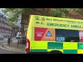 Brand new Fiat Ducato ambulance responding