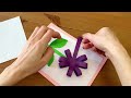 Easy beautiful paper flower - Paper crafts for kids #papercraftforschool #paperflower #papercrafts