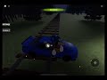 GETTING HIT BY A TRAIN IN CAR CRASH DRIVE!| Roblox