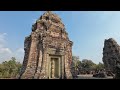 4K HDR Silent Walk Around East Mebon Temple, Angkor Wat, Siam Reap, Cambodia.
