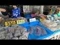 เเหล่งซื้ออาหารทะเลสด ของทะเลสดจริง ถูกจริง จากเรือประมงชาวบ้าน ตลาดแสมสาร สัตหีบ ชลบุรี