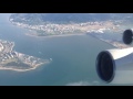 台灣桃園中正國際機場離陸 淡水上空飛行 China Air Lines CI018 B747-400 Taipei Airport Take Off