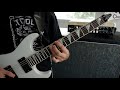 Dismember - Dreaming in red guitar cover all solos