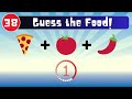 Guess The Food By Emoji | Food Emoji Quiz | EDU Quiz