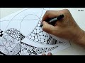 Zentangles for beginners , zentangle patterns tutorial