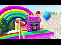 LOAD AND TRANSPORT COLORFUL HORSE WITH MAN TRUCK - Farming Simulator 22