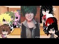 Class 1-A reacts to Villain Deku ||gacha club/mha|| ||Villain Deku AU||