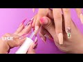 ACRYLIC BUTTERFLY NAILS 🦋KYLIE JENNER INSPIRED NAILS  💅🏻NUDE ACRYLIC NAIL TUTORIAL  💕