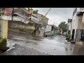 Heavy rain my quiet village | rainy atmosphere | Sleep instantly with the sound of heavy rain