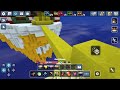 Playing Rank Mode with Dragon Hunter Party in BedWars! (Blockman Go)
