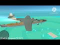 USS Iowa (BB-61) Battleship View With A Jet | Simple Sandbox 2