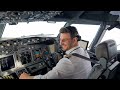 Boeing B737 Pilot View | Startup and Take Off To Paris CDG