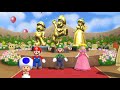 Mario Party 9 - Step It Up - Team Mario/Luigi/Peach VS Team Wario (Master Difficulty)