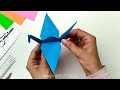 How to make paper Crane | Easy paper crane | Paper Stork  | Paper Heron | Easy Craft | Origami Crane