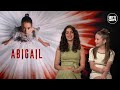 Abigail | Horror Film | Melissa Barrera & Alisha Weir Interview | Favourite Movie Vampires | Matlida