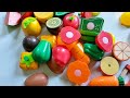 ASMR  | How Cut Wooden Fruit and Plastic Vegetables | Mixingfruits Antistress ASMR