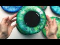 #152 FLUIDART EYE STEP BY STEP painting tutorial #art #acrylicpouring #painting