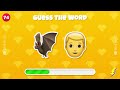 Guess the WORD by EMOJI | 100 Words | Emoji Quiz
