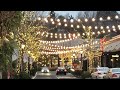 Christmas lights decoration at University Village, Seattle video clip