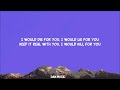 The Weeknd & Ariana Grande - Die For You (Remix) (Lyrics)