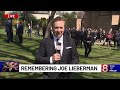 Former U.S. Sen. Joe Lieberman remembered at funeral service in Stamford