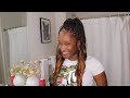 Knotless French Curl Braid Using Crochet Method on 4c Hair (COMPLETED IN 7HOURS) | Kharah Jay