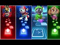 Paw Patrol Chase 🆚 Paw Patrol Marshall 🆚 Paw Patrol Rocky 🆚 Paw Patrol Skye 🎶 Tiles Hop Edm Rush