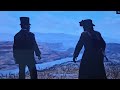 John Marston meets a strange man overlooking the hills | Red Dead Redemption (Xbox 360)