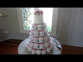 Wedding Cupcake Cake & Congratulations to Susan & Chris