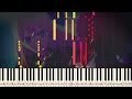 Sign wa B（Oshi no ko）- B-Komachi - Hard Piano Tutorial【Piano Arrangement】