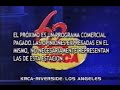 KRCA Canal 62 (2004) (Riverside / Los Angeles) Paid Programming