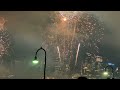 July 4th 2024 Hoboken waterfront New York view Macy’s fireworks over the Hudson River