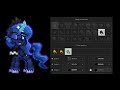 How To Make Princess Luna In Pony Town Tutorial - From My Little Pony (FiM)