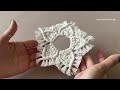 DIY Macrame christmas star with tealight Tutorial Anleitung Makramee Stern mit Teelicht BinnBonn