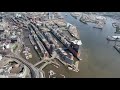 Hamburg von oben - 4K Luftvideo - Ende April 2020
