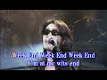 【X JAPAN】X / WEEK END (NEW ver)【カラオケ音源】-ボーカルメロディ無し karaoke-