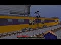 Train ride through my minecraft city! | Create Mod