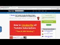 Youtube Unsubscribe from channels on autopilot with iMacros