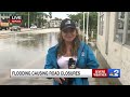 Flooding causing road closures in Naples