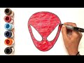 How To Draw Spider-Man for Beginners, drawing for kids