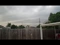 Neat shelf cloud in Corpus Christi before Severe Storms