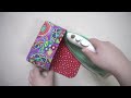 Sewing petty box pouch no zipper 💟 Sewing project in 10 minute