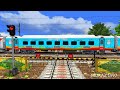 Top 5 Trains Crossing Back to Back at Railroad Crossing | Trains at Level Crossing – Train Simulator