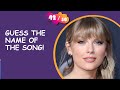 Guess The Taylor Swift Song  | Most Popular Music Quiz🎤