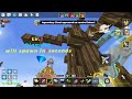 Carrying Noob in BedWars April Fool Mode! (Blockman Go)