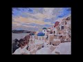 Santorini Paint by Numbers (PBN)