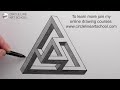 How to Draw the Impossible Triangle Double: Narrated Step by Step